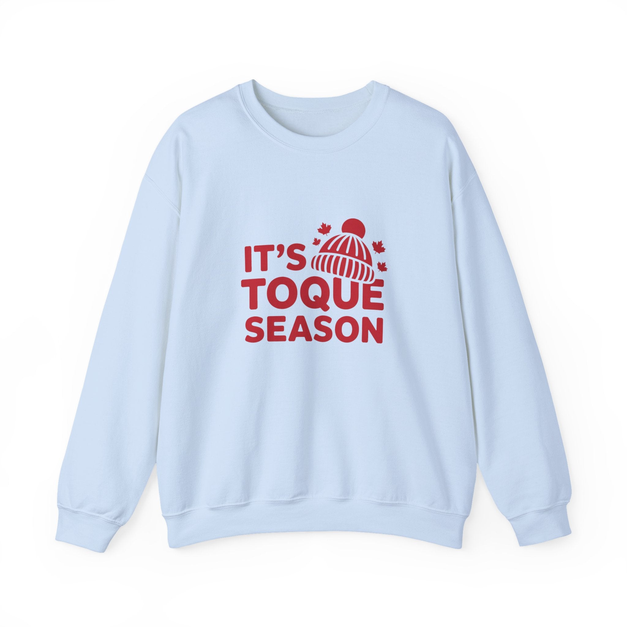 "It's Toque Season" Cozy Winter Crewneck Sweatshirt