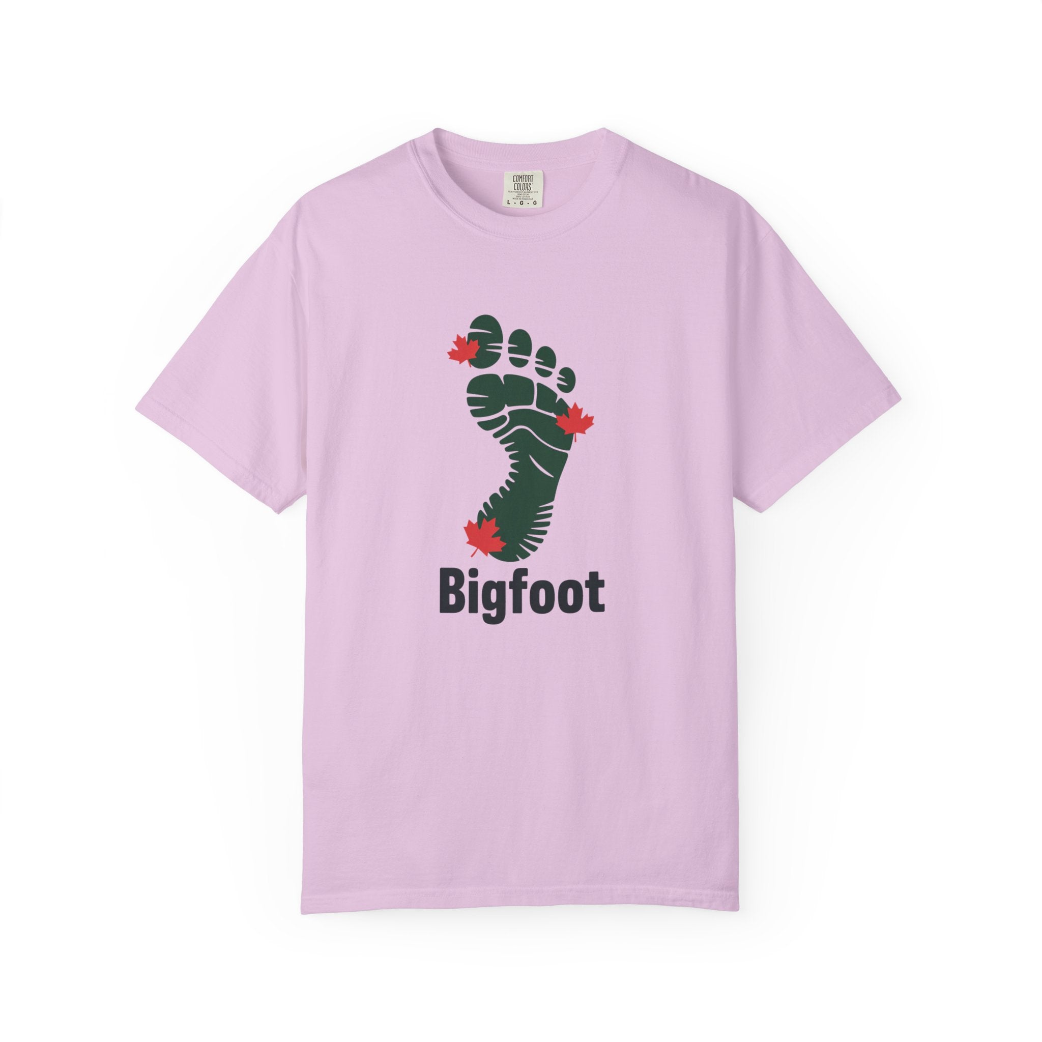 Bigfoot Footprint T-Shirt — Woodland Sasquatch Graphic Tee