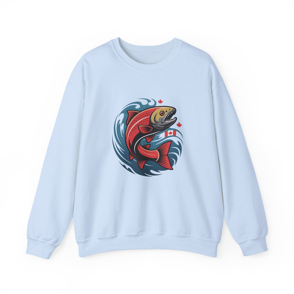 Salmon Wave Sweatshirt – Vintage Fishing Crewneck