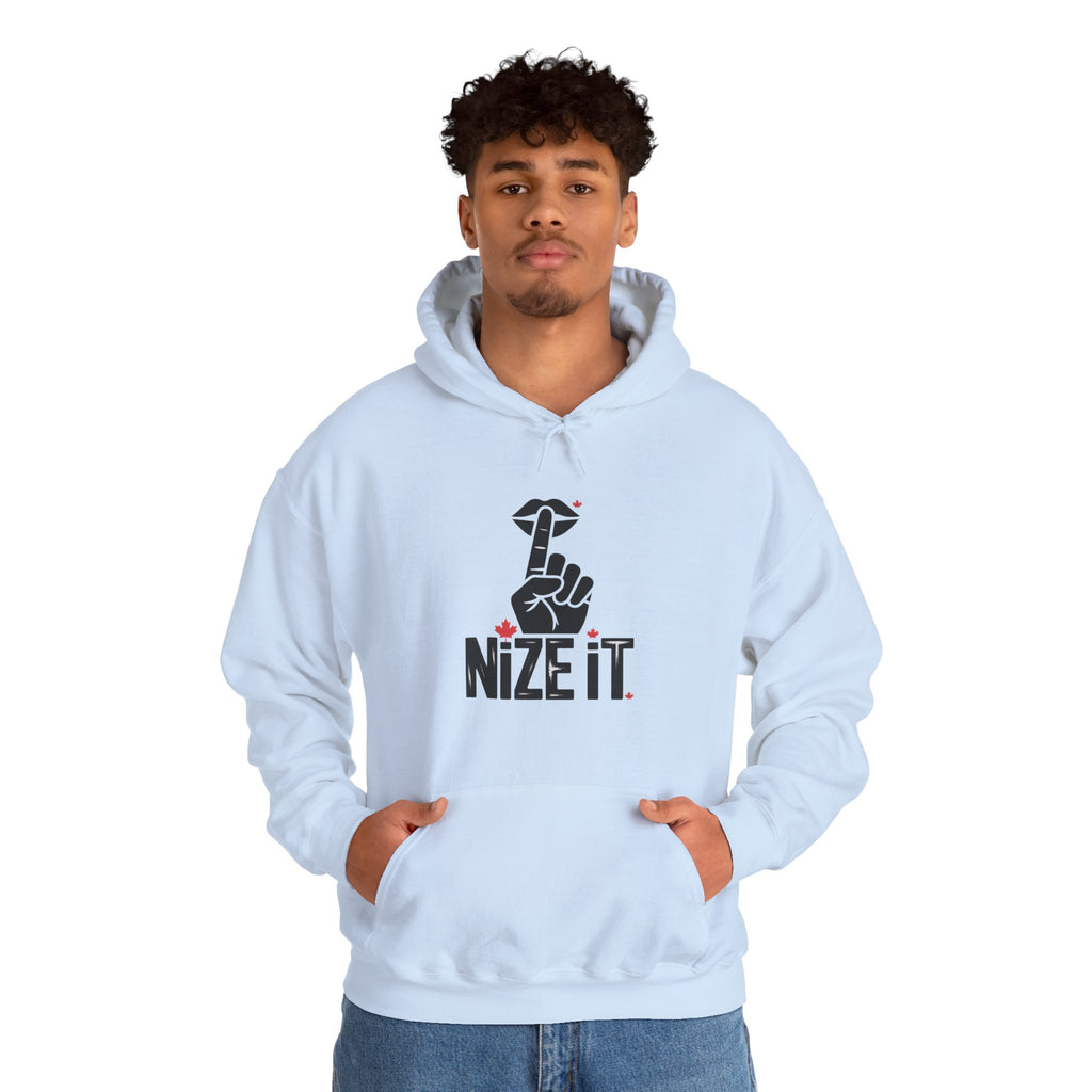 'NiZe iT' Peace Hand Graphic Pullover Hoodie