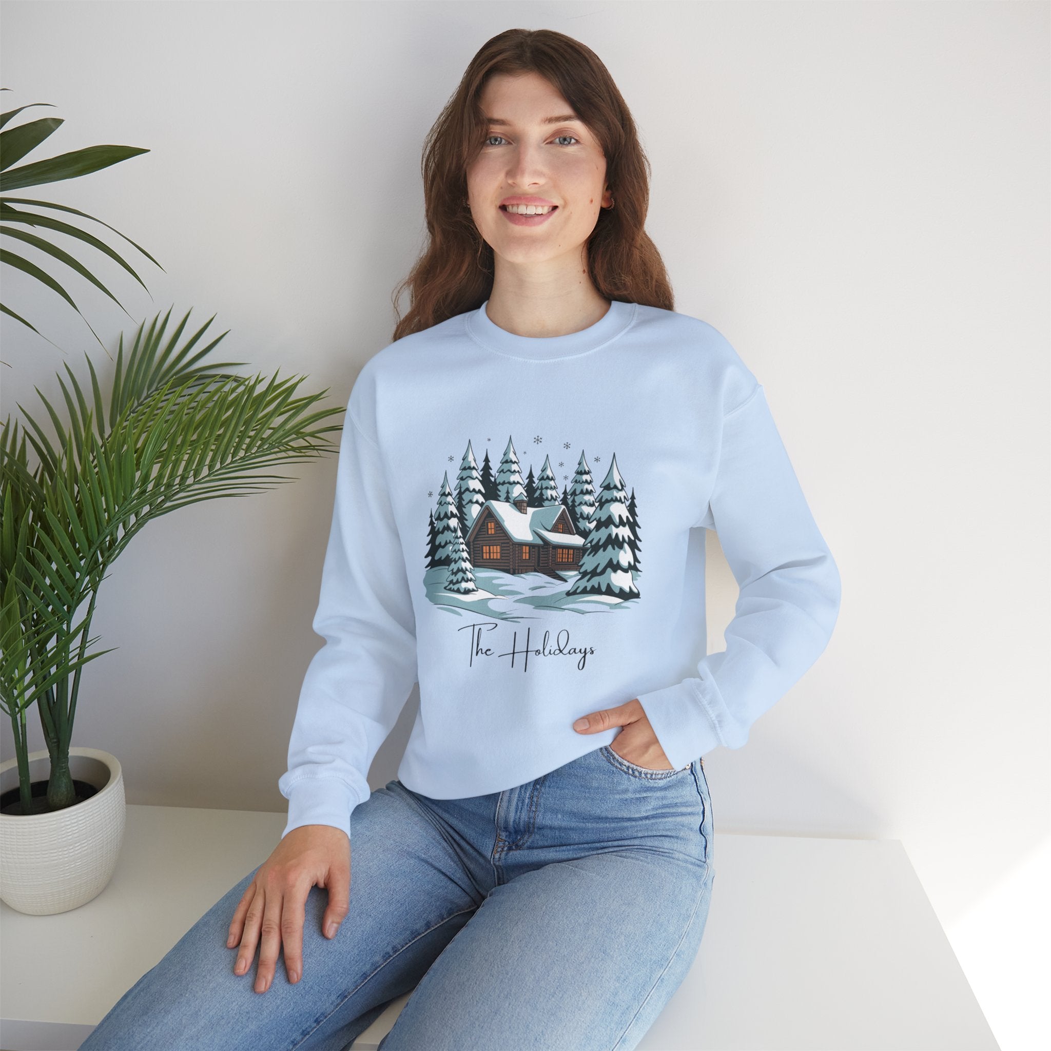 Holiday Cabin Sweatshirt — The Holidays Winter Crewneck