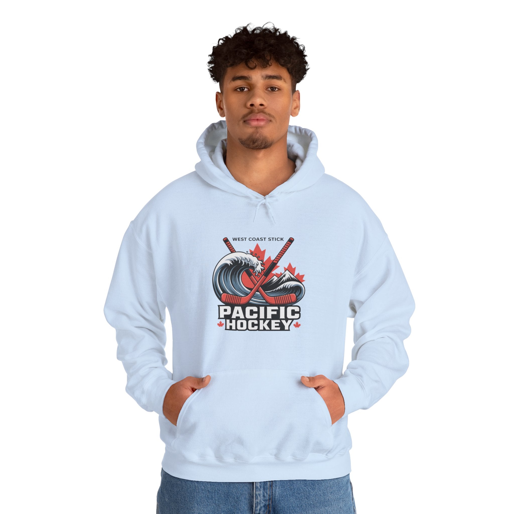 Pacific Hockey Hoodie — West Coast Waves Hockey Logo Pullover