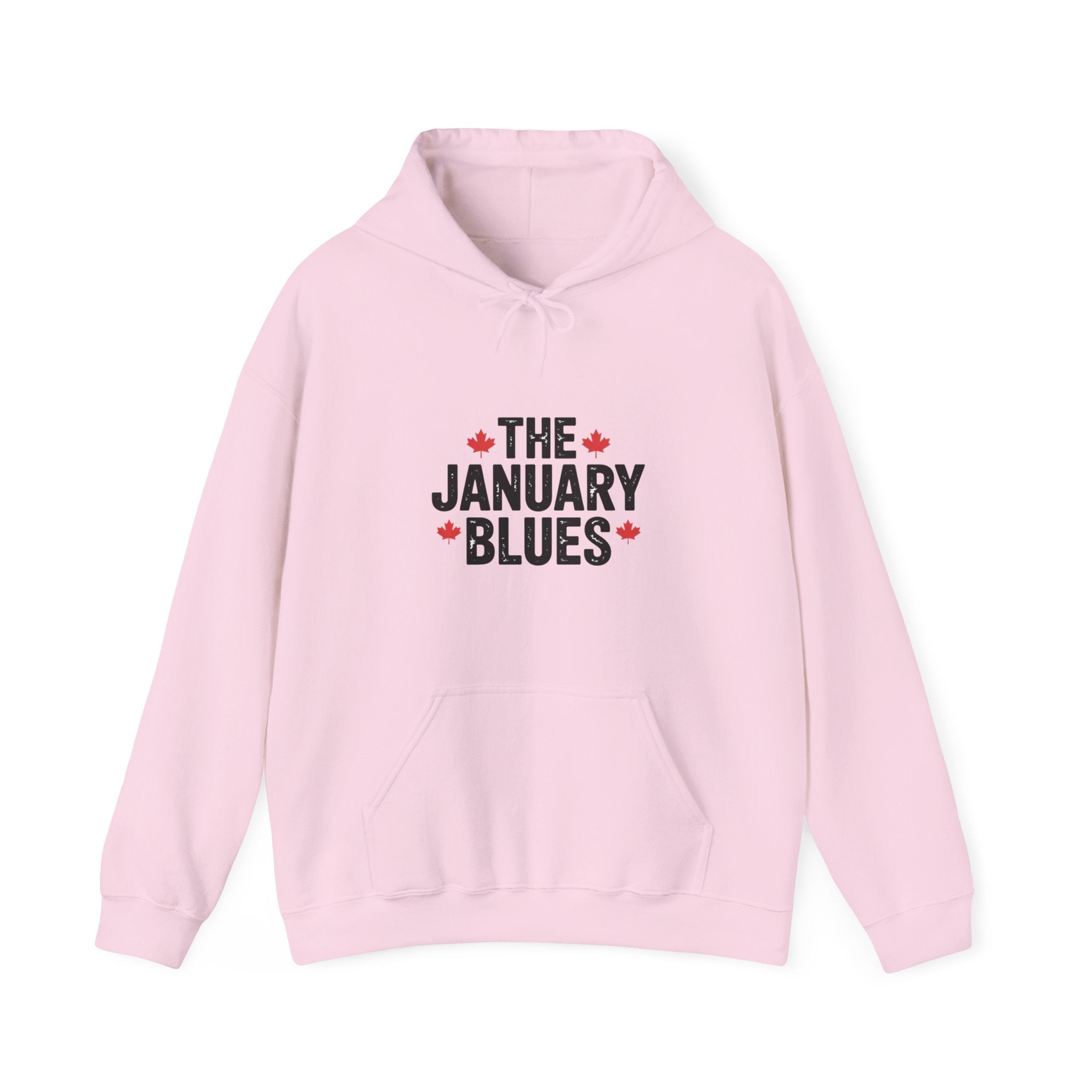 "The January Blues" Cozy Winter Pullover - Hoodie
