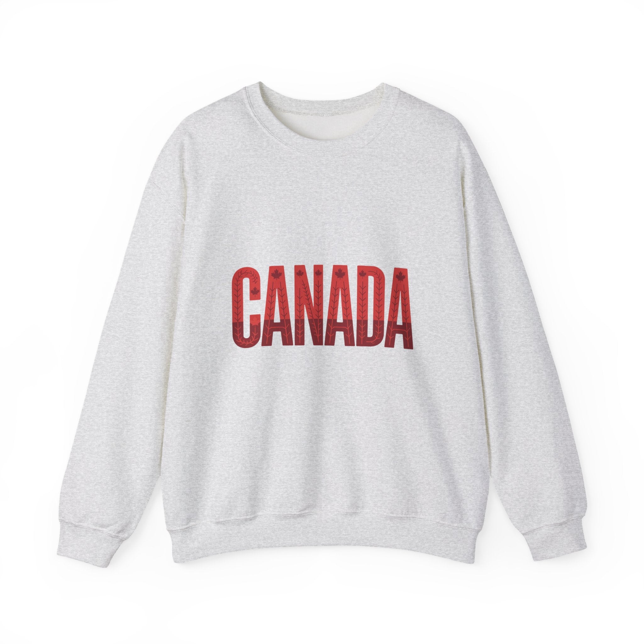 Canada Crewneck Sweatshirt – Bold Red Vintage Text