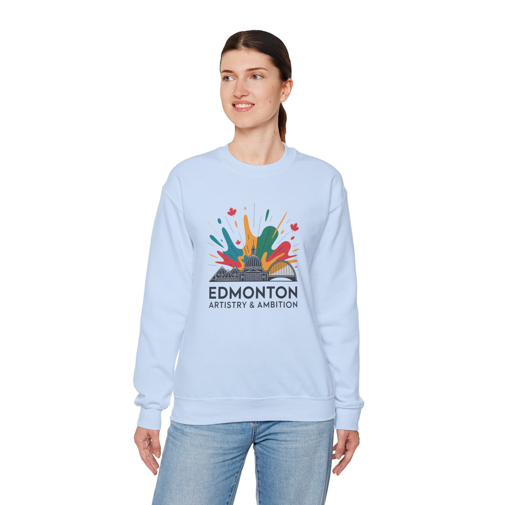 Edmonton Artistry & Ambition Crewneck Sweatshirt — City Arts Graphic Pullover
