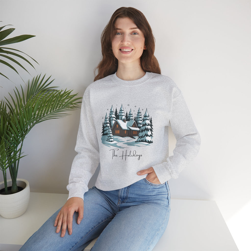 Holiday Cabin Sweatshirt — The Holidays Winter Crewneck