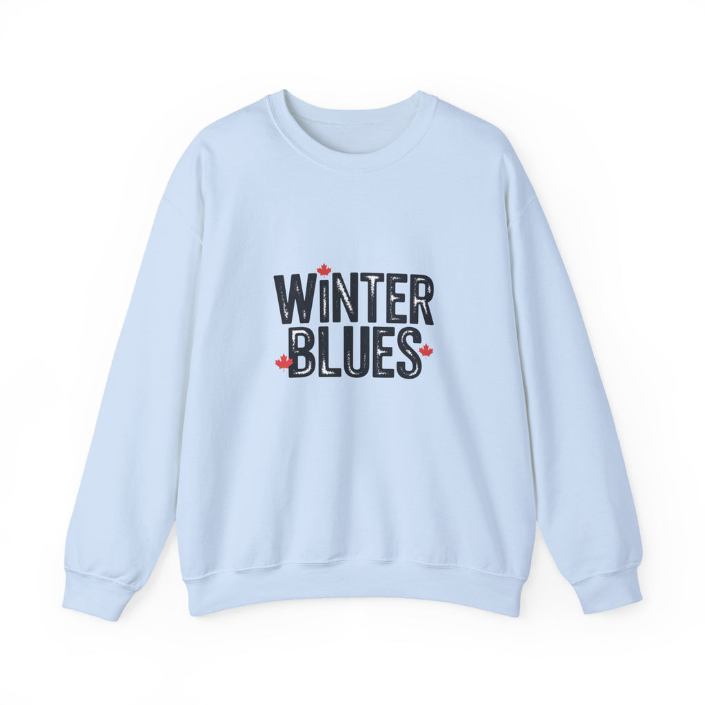 Winter Blues Sweatshirt — Cozy Seasonal Crewneck with Playful Text
