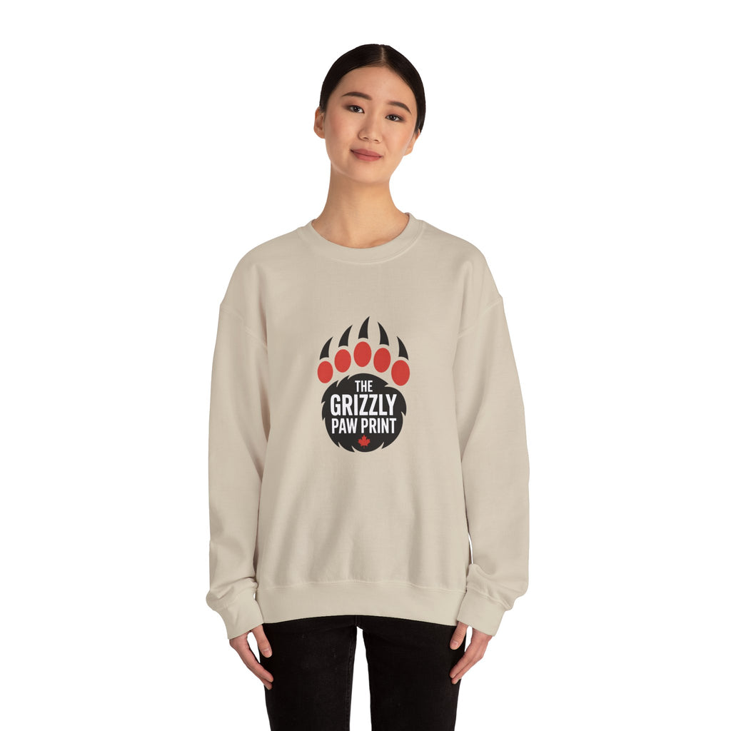 The Grizzly Paw Print Logo Crewneck - Sweatshirt