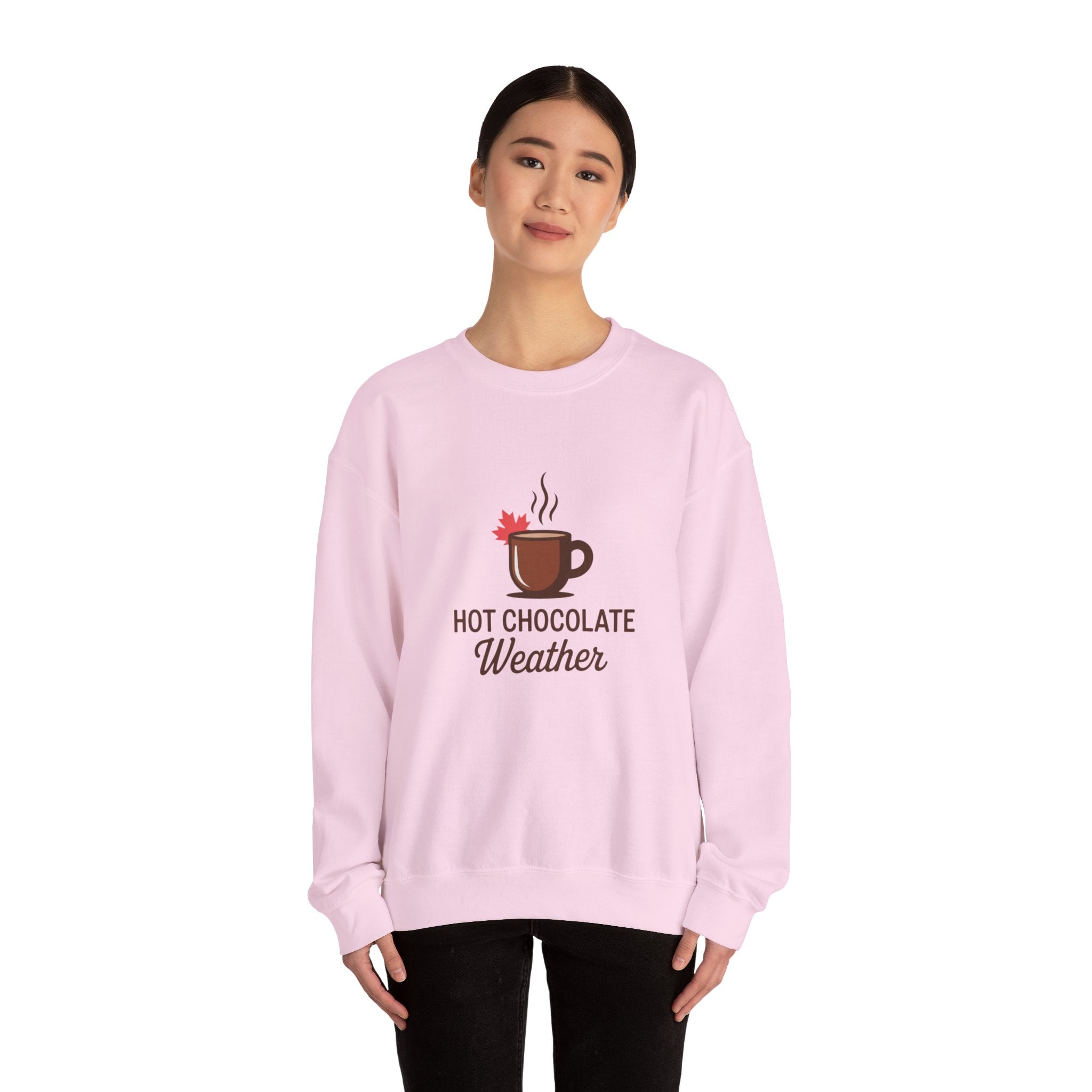 Hot Chocolate Weather Sweatshirt – Cozy Fall & Winter Crewneck