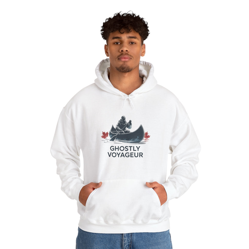 Ghostly Voyageur Canoe Hoodie