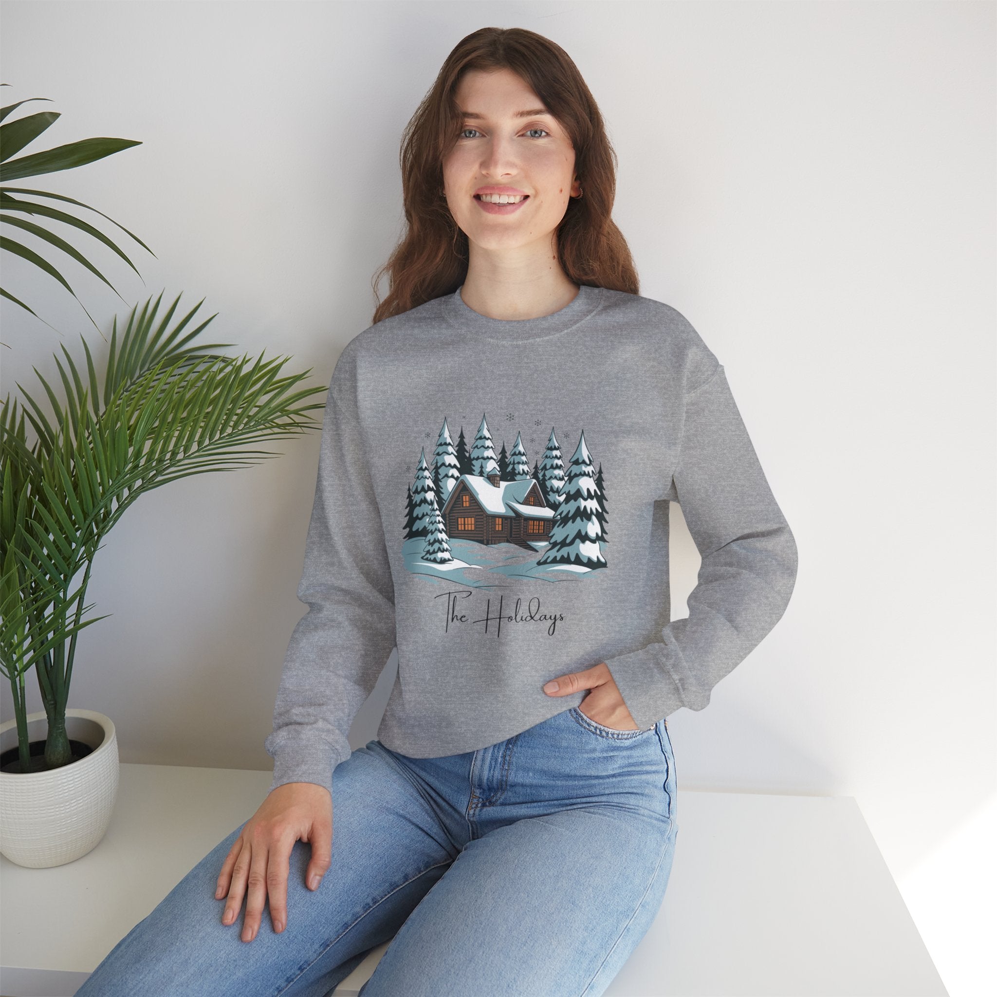 Holiday Cabin Sweatshirt — The Holidays Winter Crewneck