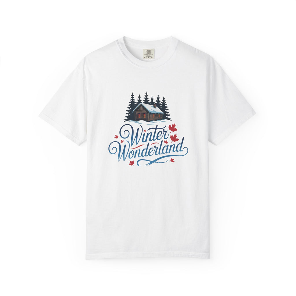Winter Wonderland T-Shirt — Cabin & Pine Forest Holiday Tee