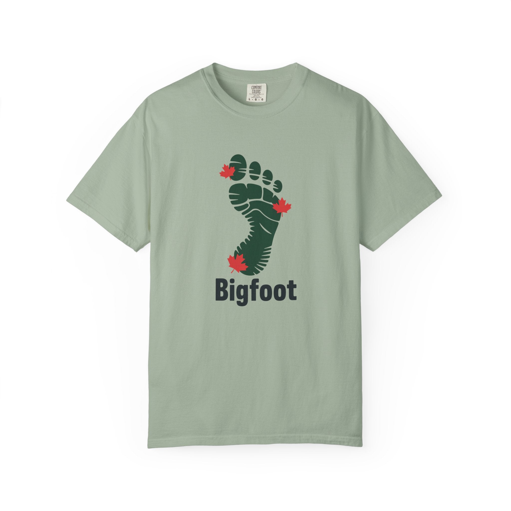 Bigfoot Footprint T-Shirt — Woodland Sasquatch Graphic Tee
