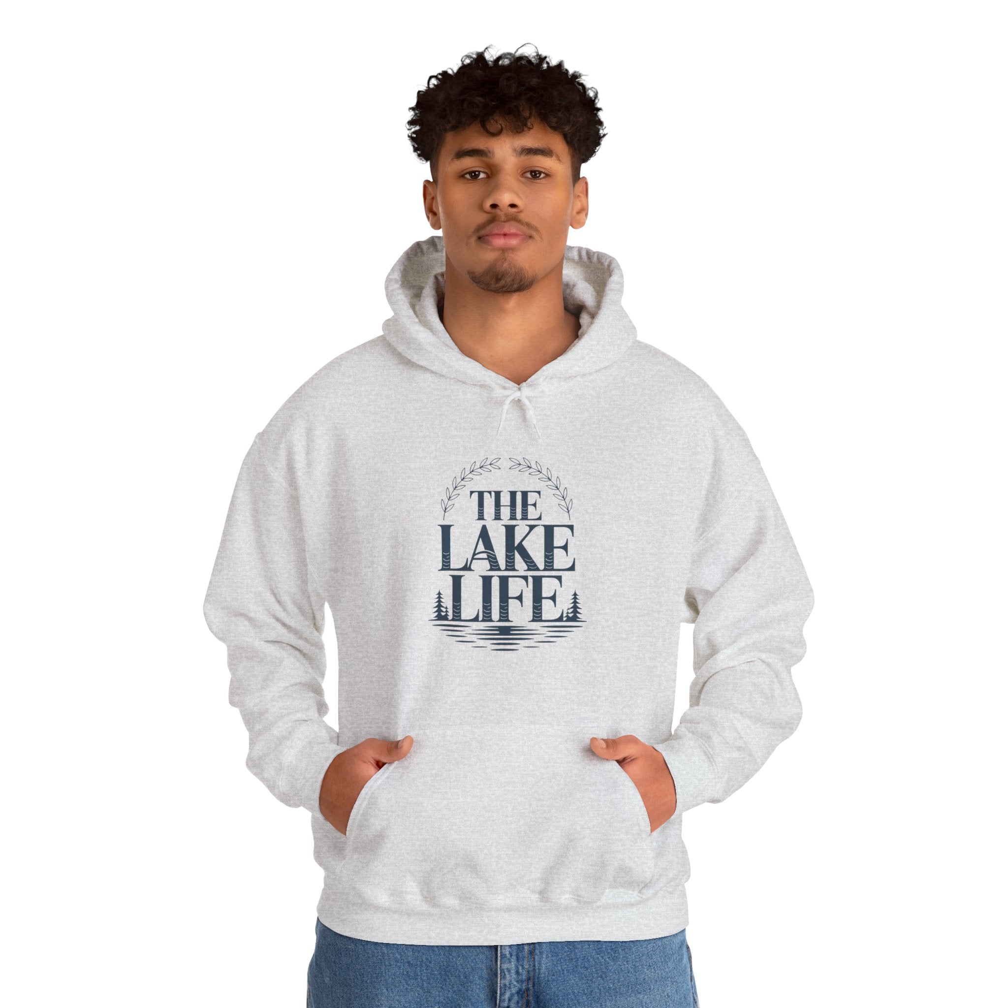 Lake Life Hoodie — "The Lake Life" Cozy Outdoor Cabin Hoodie