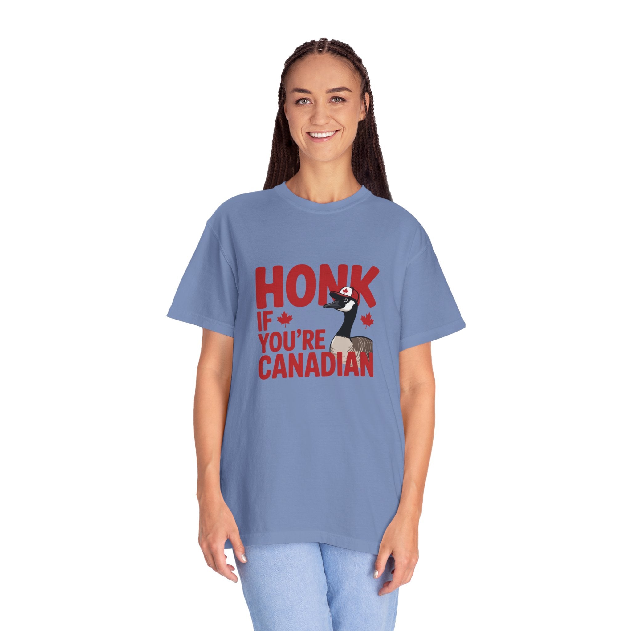 Honk If You’re Canadian T-Shirt — Funny Canada Goose Pride Tee