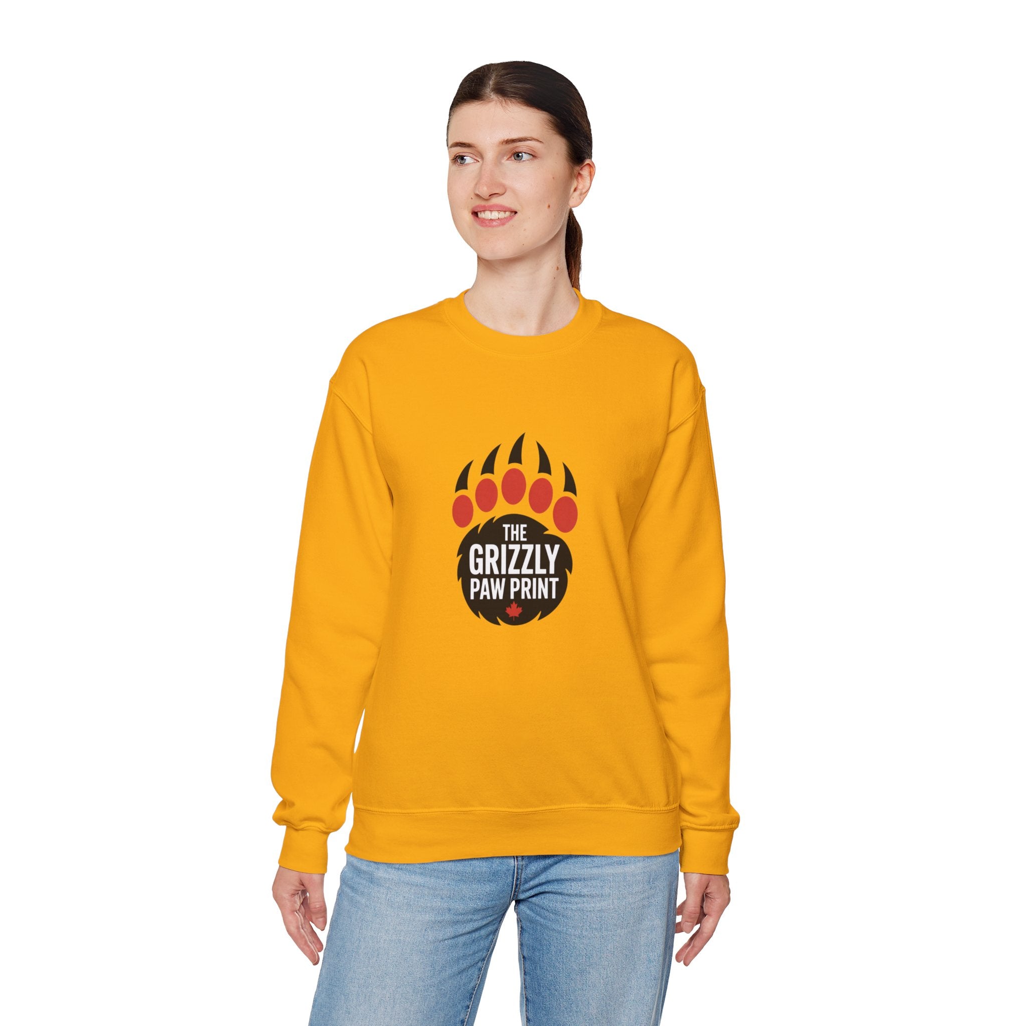 The Grizzly Paw Print Logo Crewneck - Sweatshirt