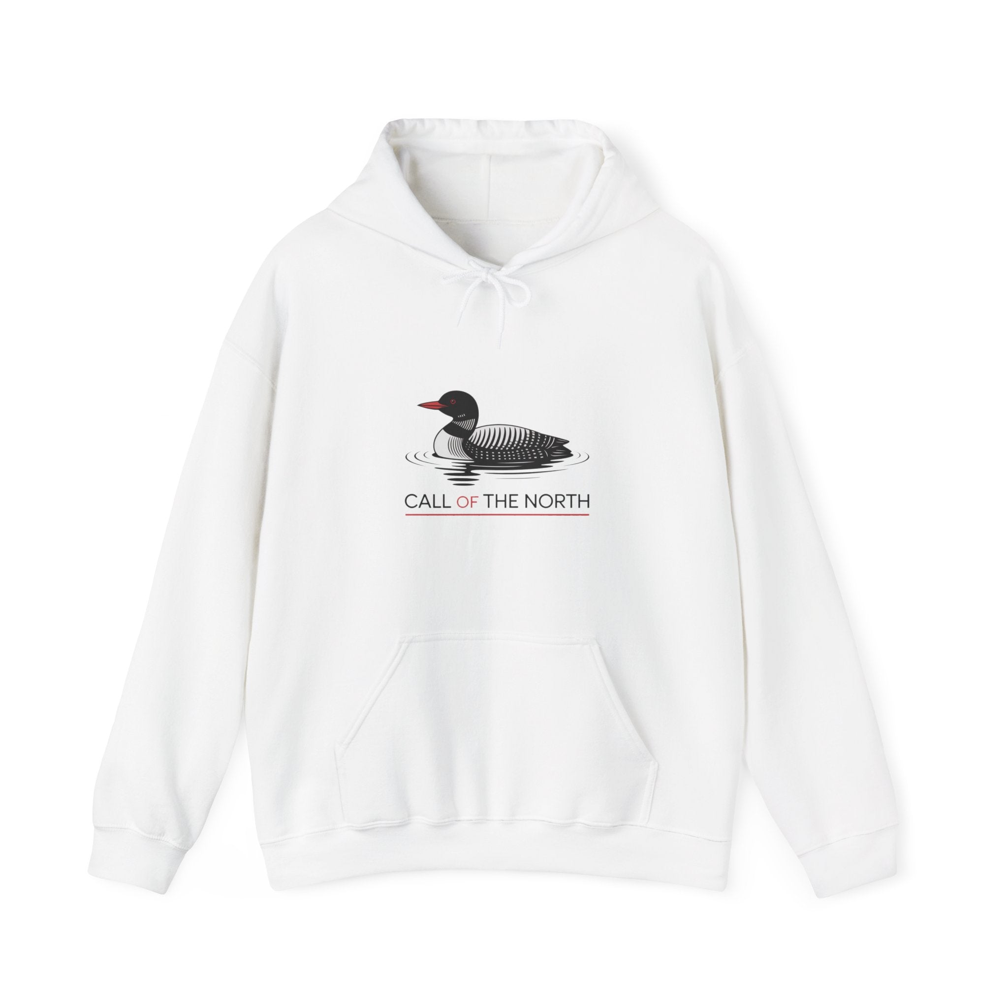 Loon Graphic Hoodie — "Call of the North" Nature Pullover