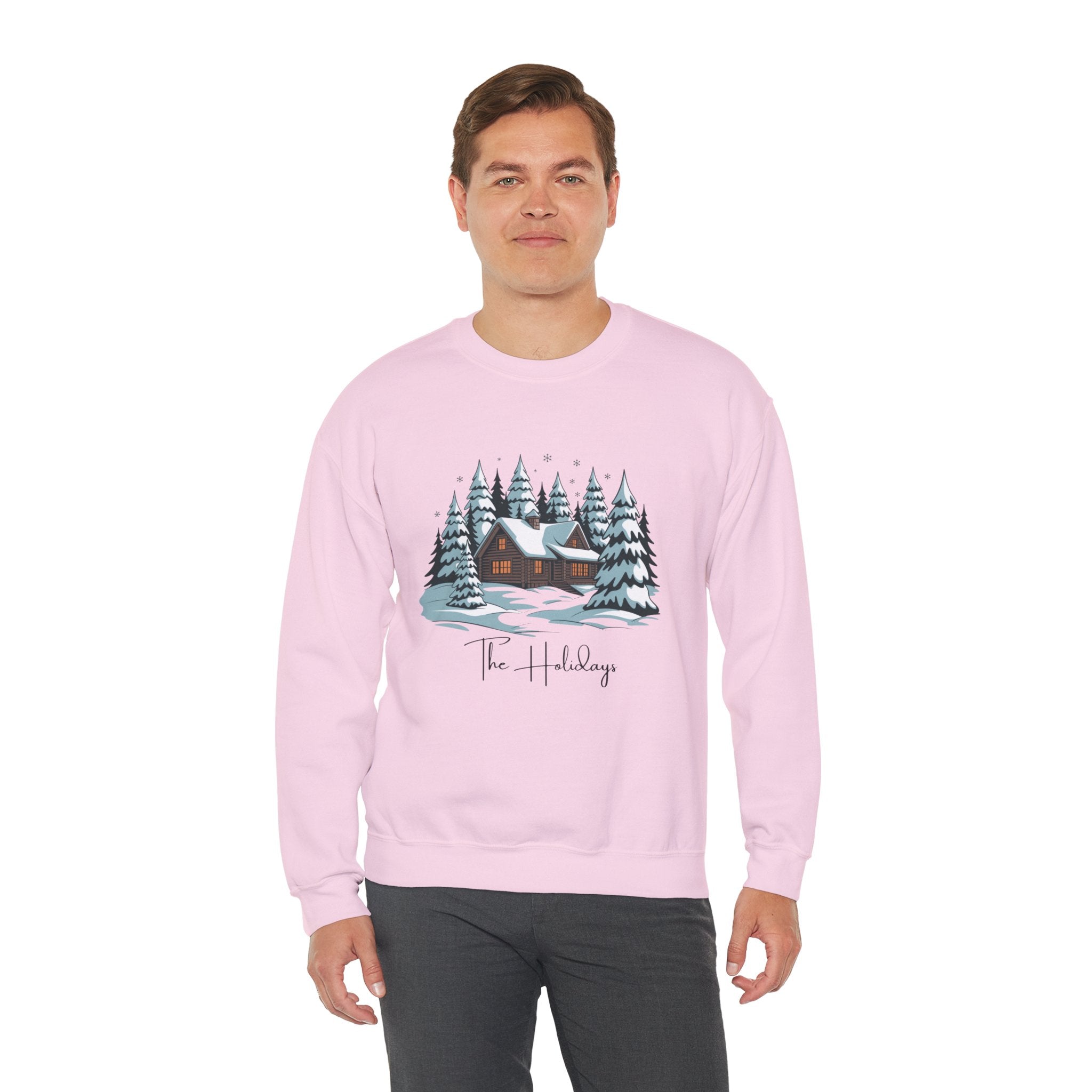 Holiday Cabin Sweatshirt — The Holidays Winter Crewneck