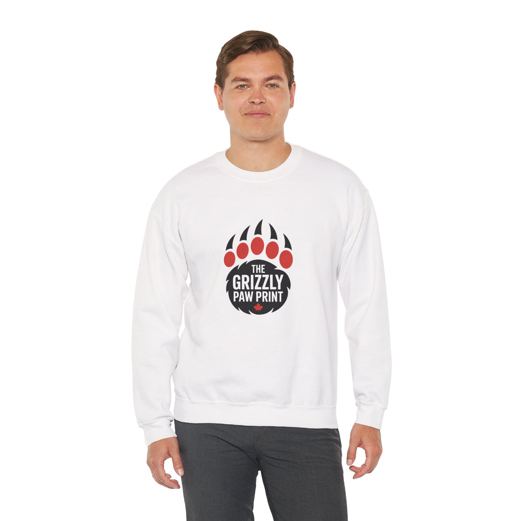 The Grizzly Paw Print Logo Crewneck - Sweatshirt