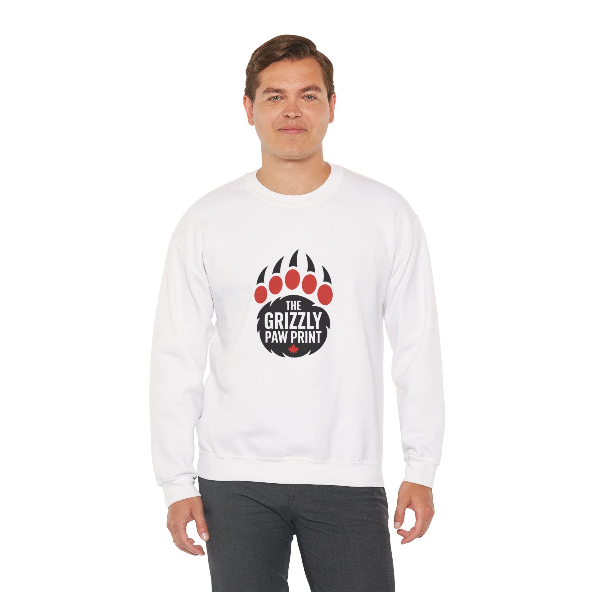 The Grizzly Paw Print Logo Crewneck - Sweatshirt