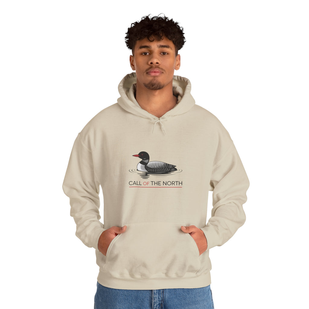 Loon Graphic Hoodie — "Call of the North" Nature Pullover