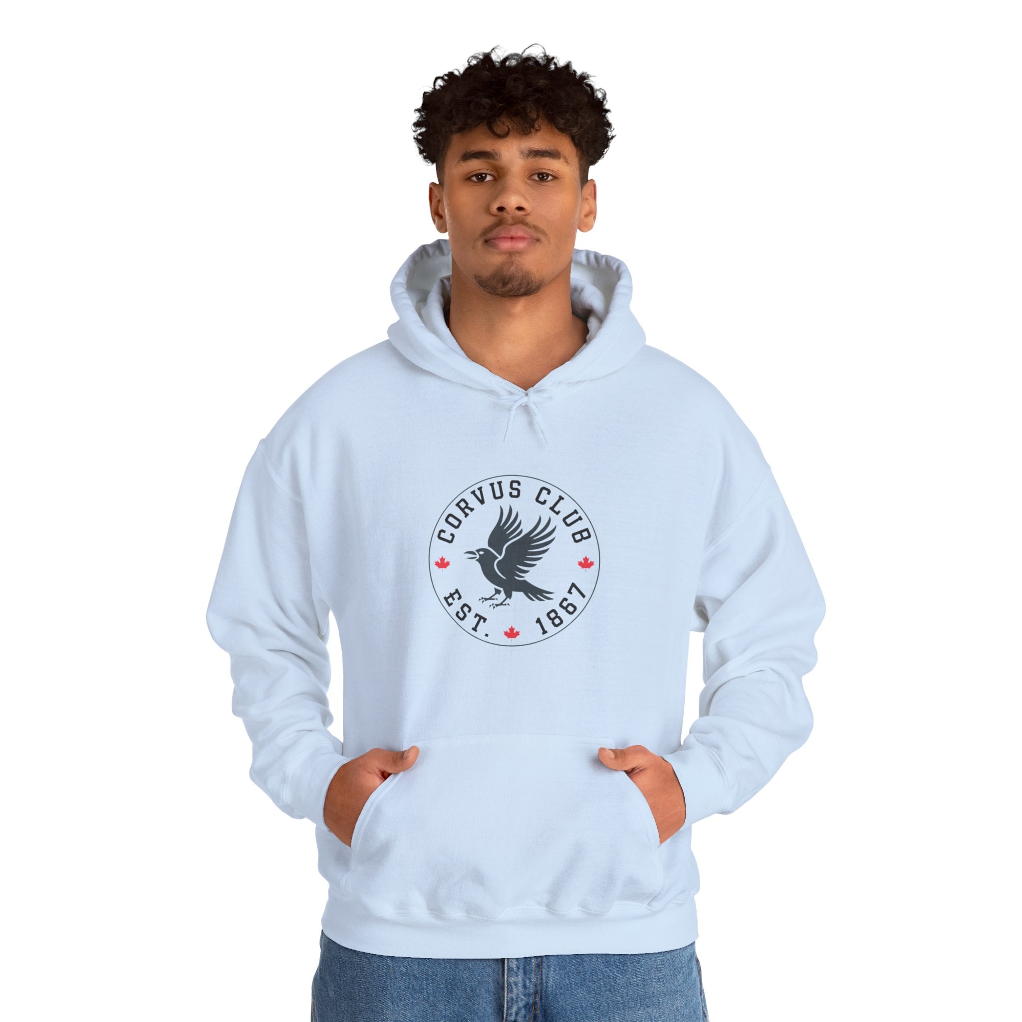 Corvus Club Est. 1861 Raven Crest - Pullover Hoodie