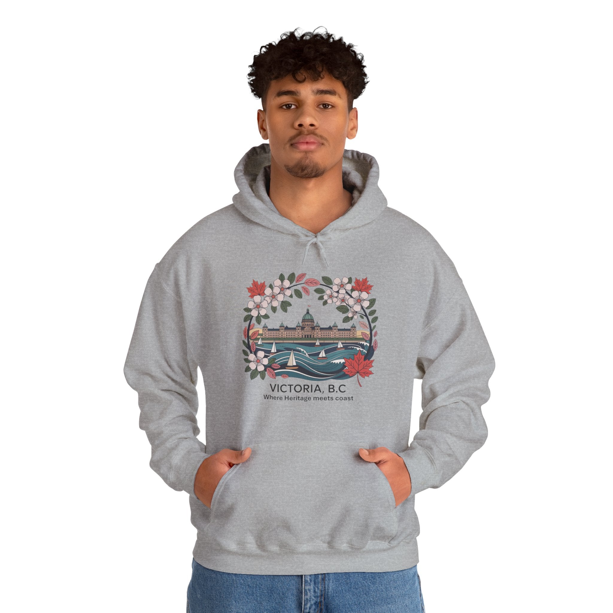 Victoria B.C. Art Design -  Hoodie