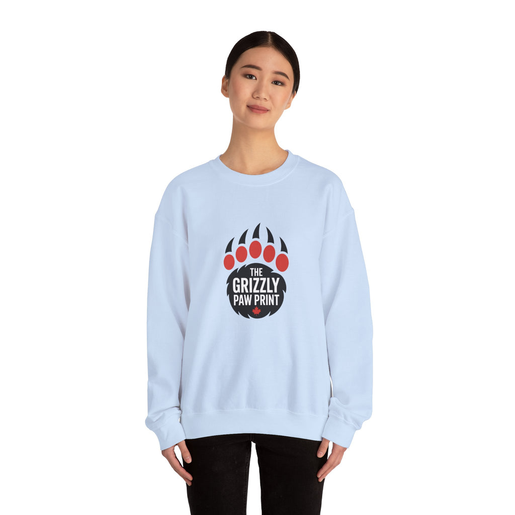 The Grizzly Paw Print Logo Crewneck - Sweatshirt