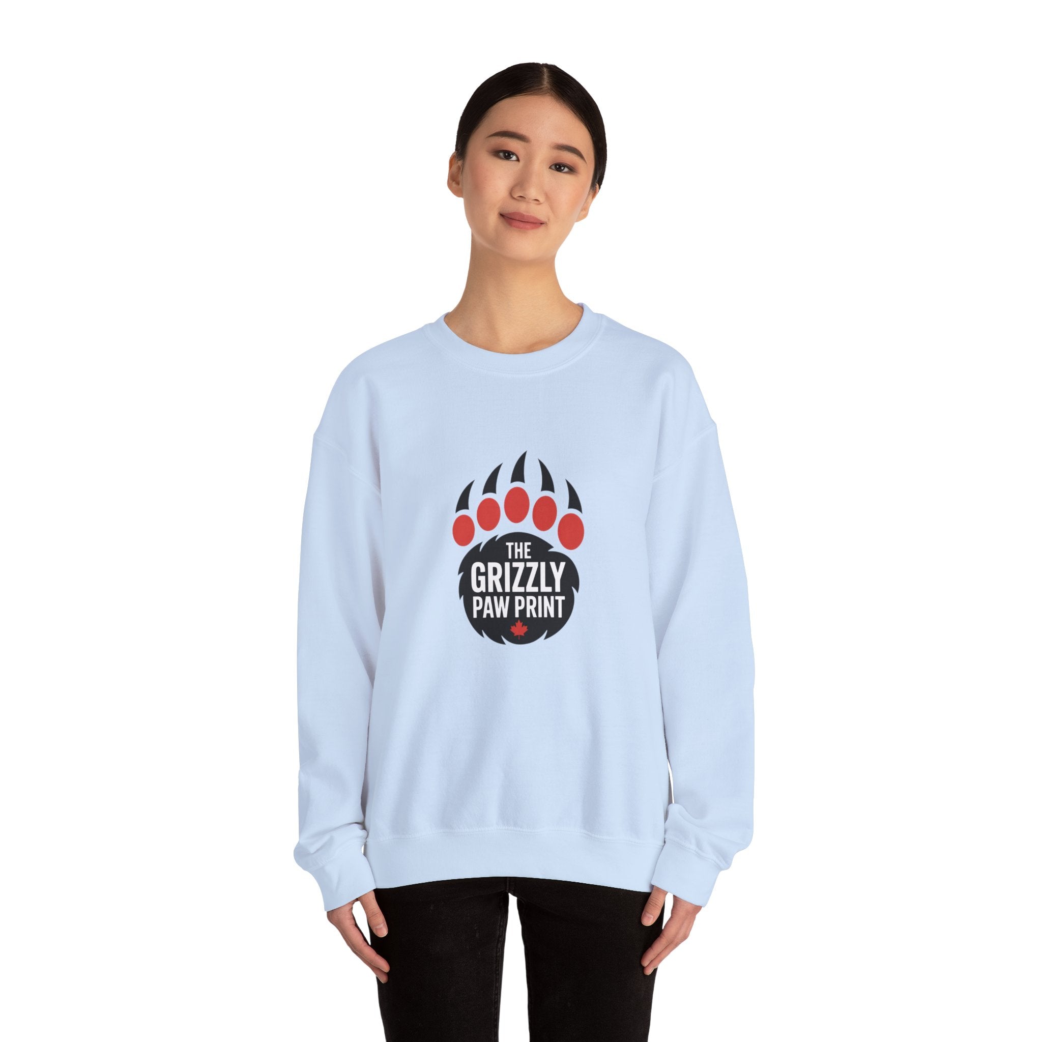 The Grizzly Paw Print Logo Crewneck - Sweatshirt