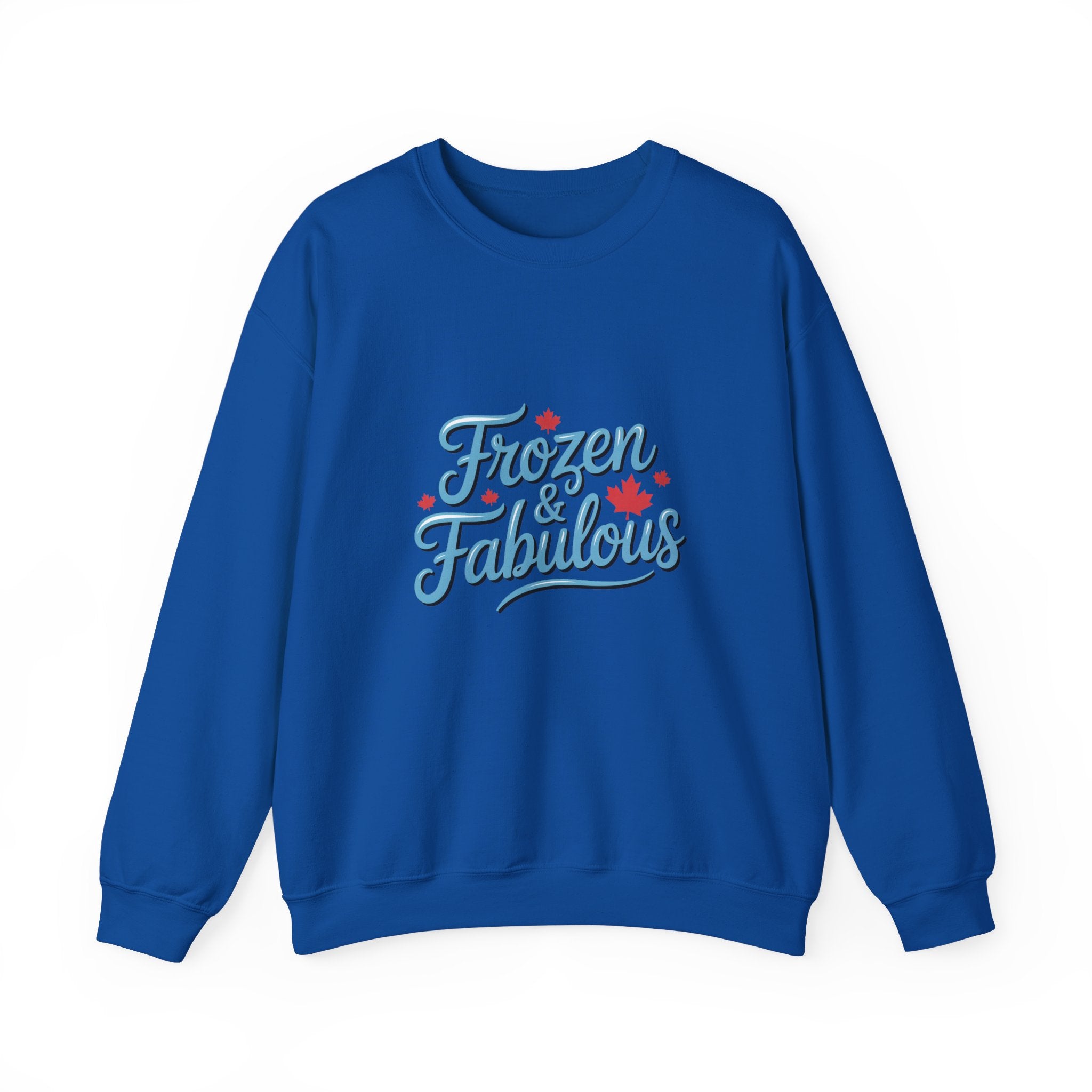 "Frozen & Fabulous" Cozy Winter Crewneck Sweatshirt