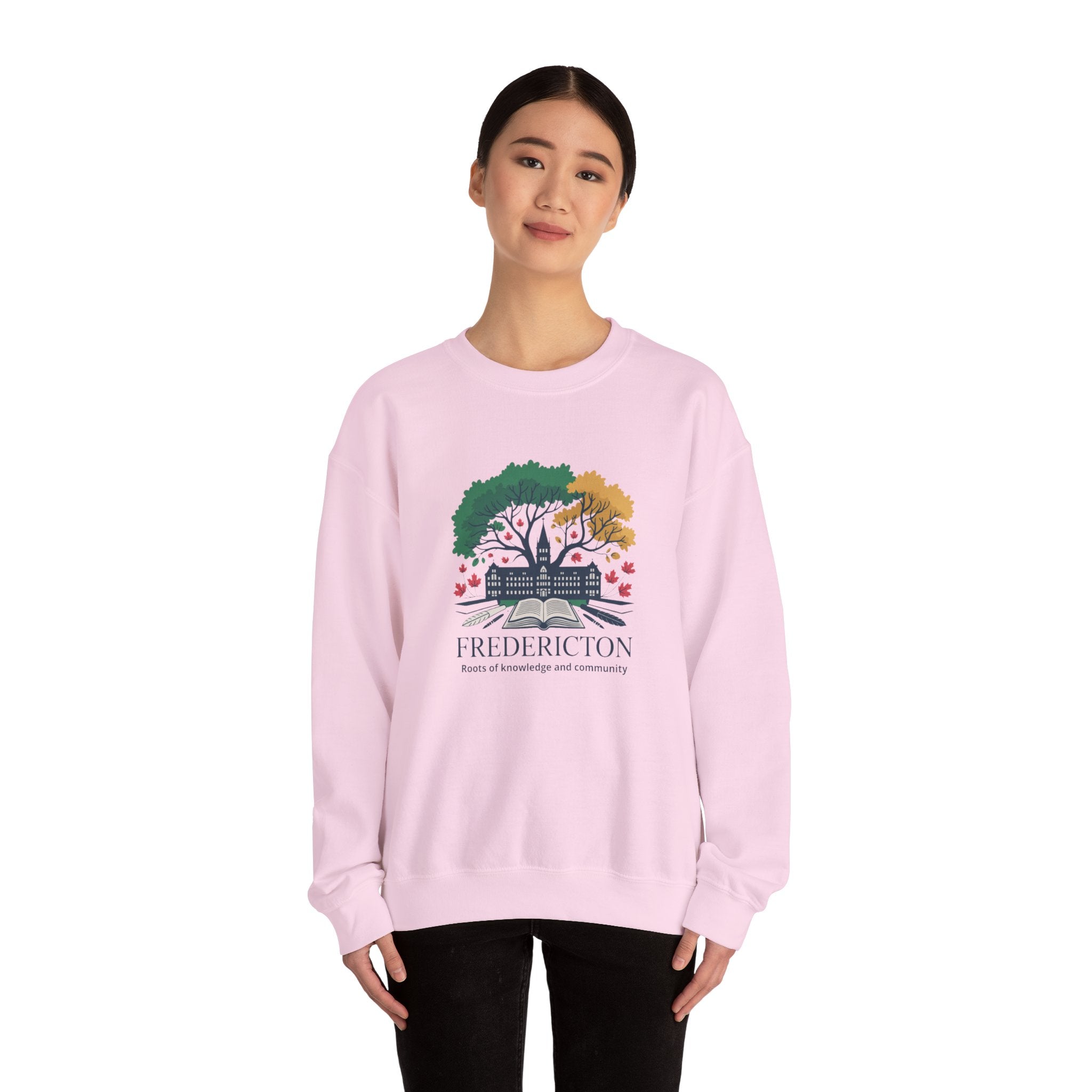Fredericton Autumn Tree Crewneck Sweatshirt