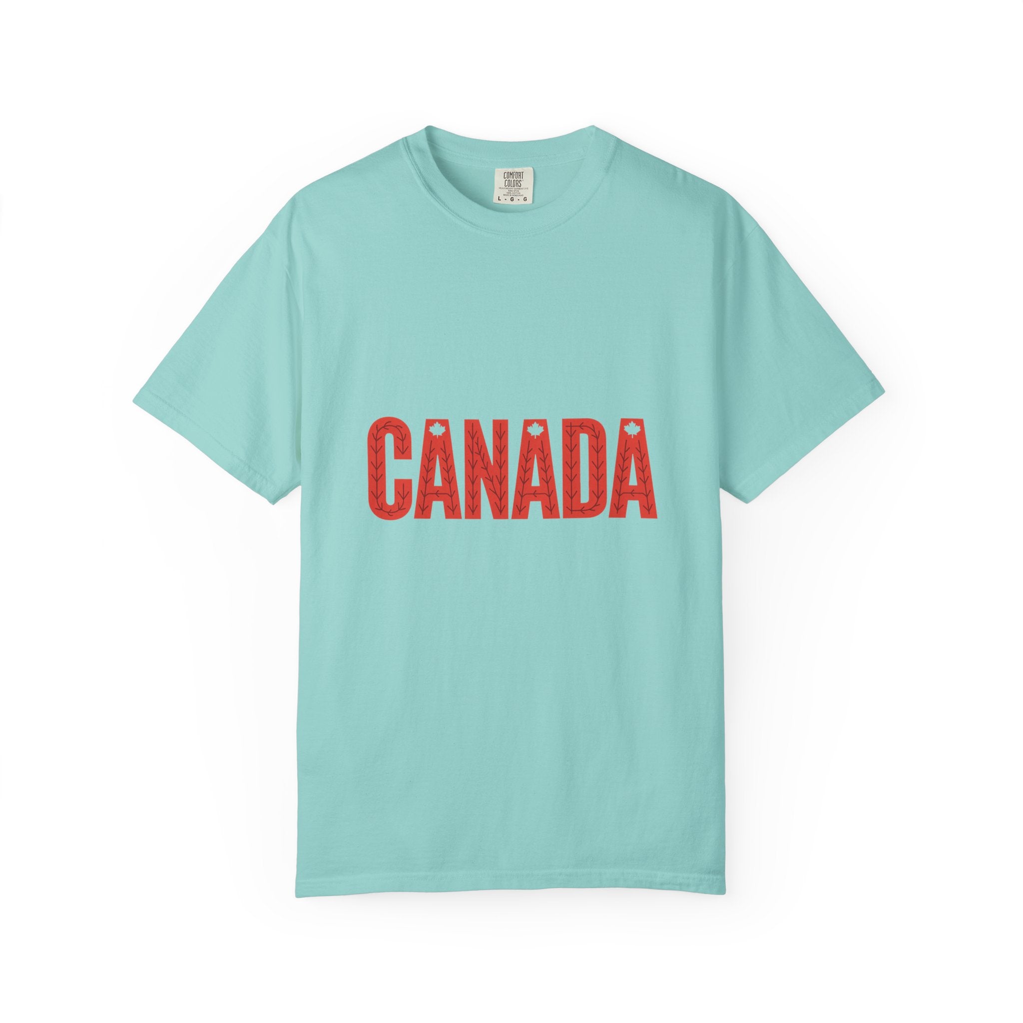 Canada Vintage-Style Graphic T-Shirt — Distressed Maple Lettering