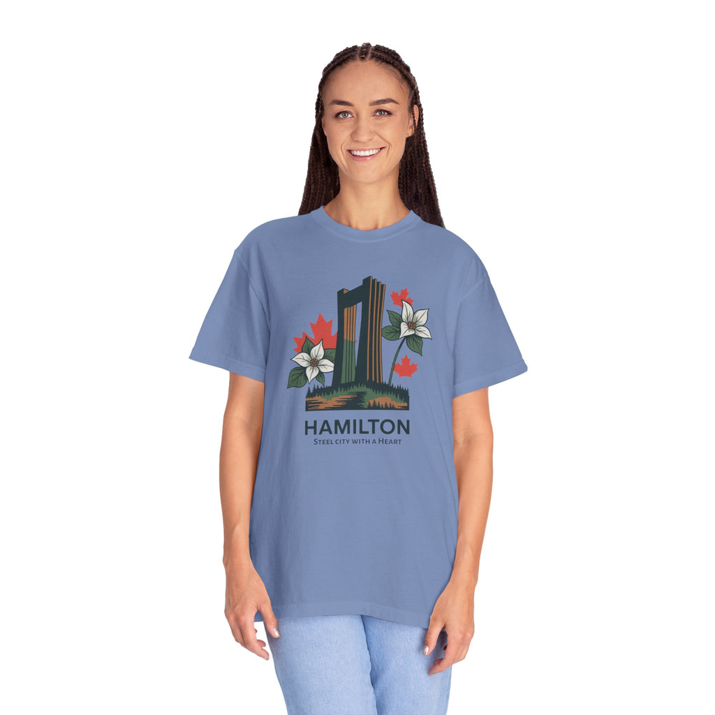 Hamilton Landmark Tee — 'Steel City with a Heart' Graphic T-Shirt