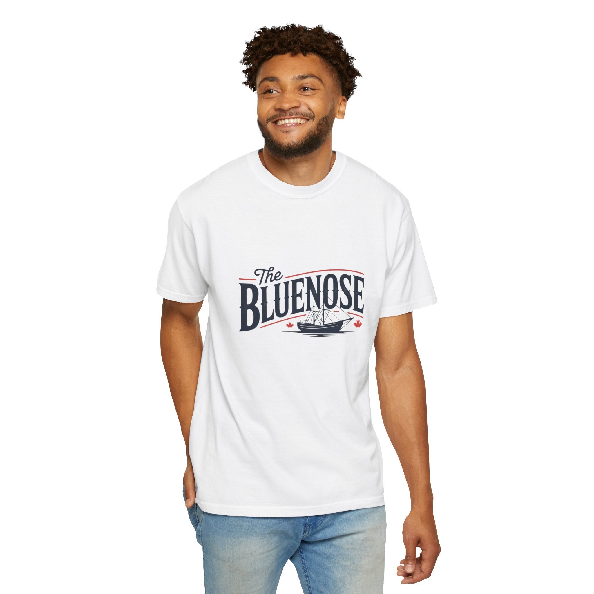 Bluenose Boat T-Shirt — Vintage Maritime Canadian Pride Tee