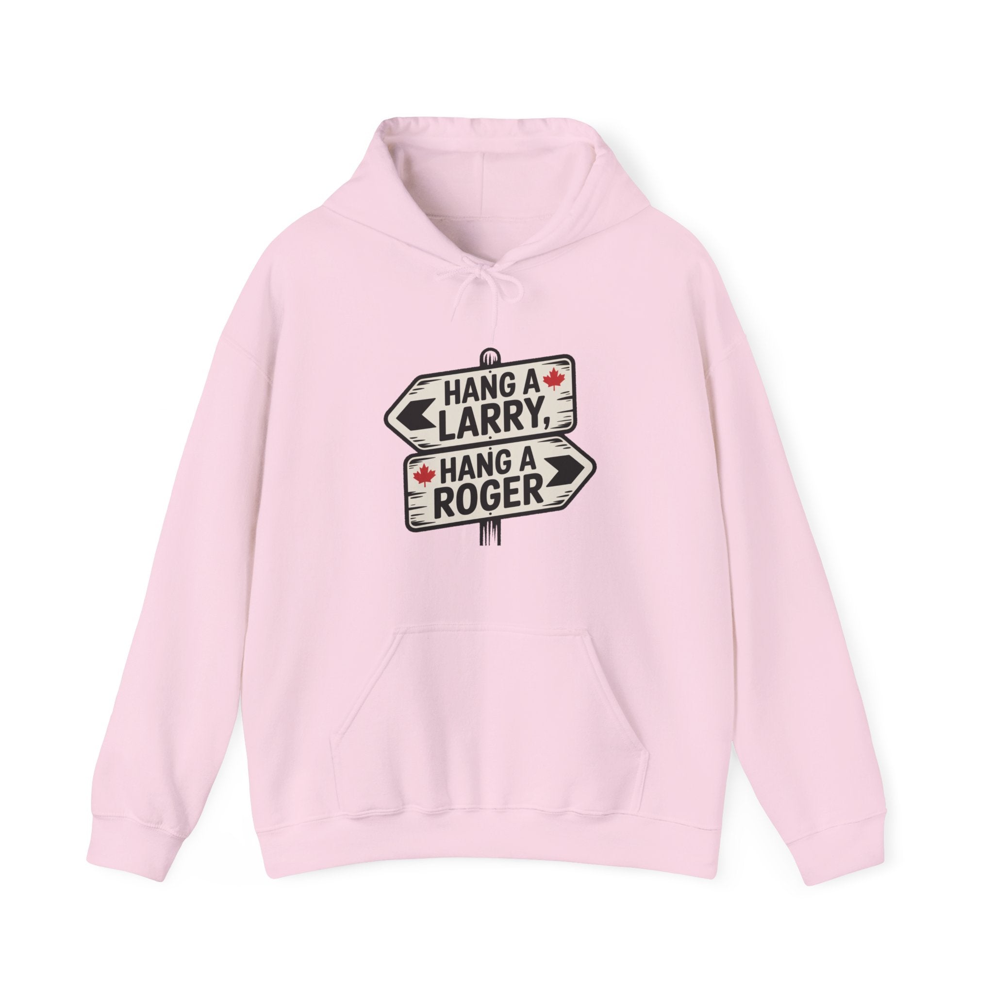 'Hang a Larry / Hang a Roger' Road Sign Graphic Hoodie