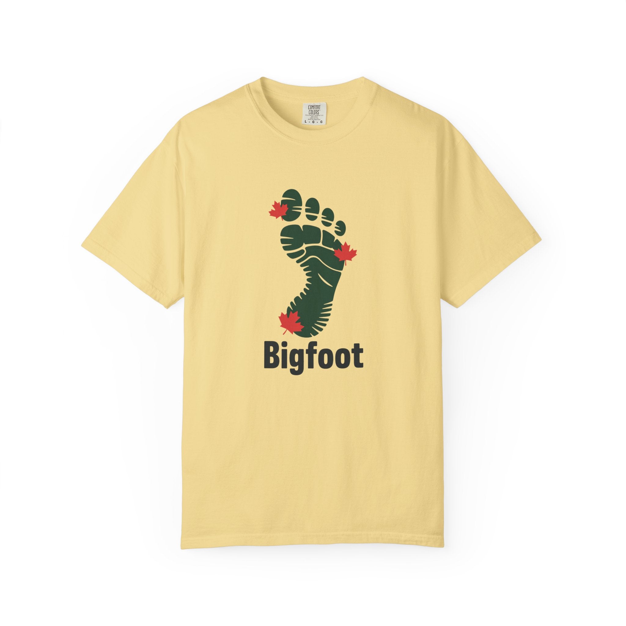 Bigfoot Footprint T-Shirt — Woodland Sasquatch Graphic Tee
