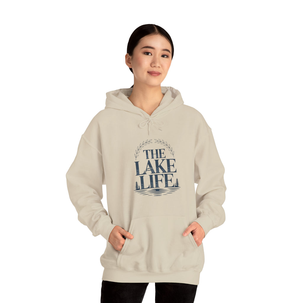 Lake Life Hoodie — "The Lake Life" Cozy Outdoor Cabin Hoodie