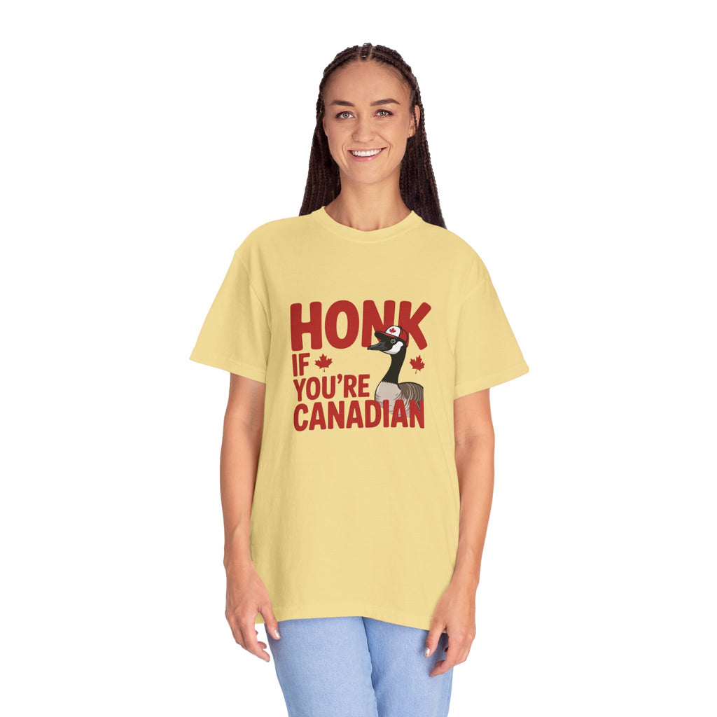 Honk If You’re Canadian T-Shirt — Funny Canada Goose Pride Tee