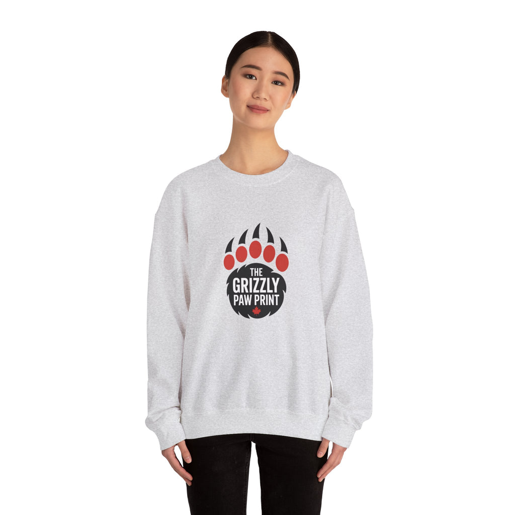 The Grizzly Paw Print Logo Crewneck - Sweatshirt