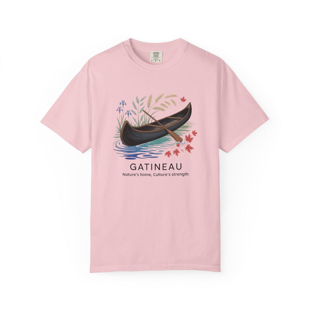 Gatineau Canoe T‑Shirt — Scenic Vintage Canoe Graphic Tee