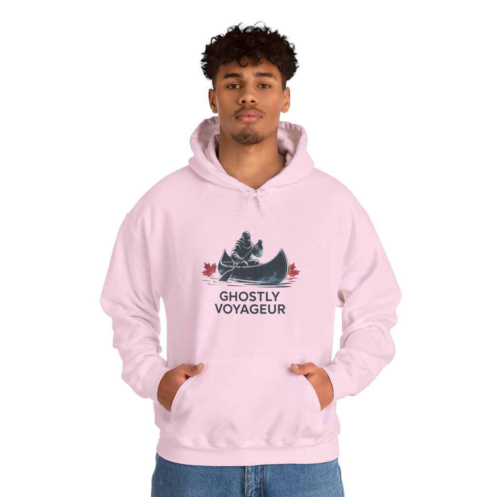 Ghostly Voyageur Canoe Hoodie