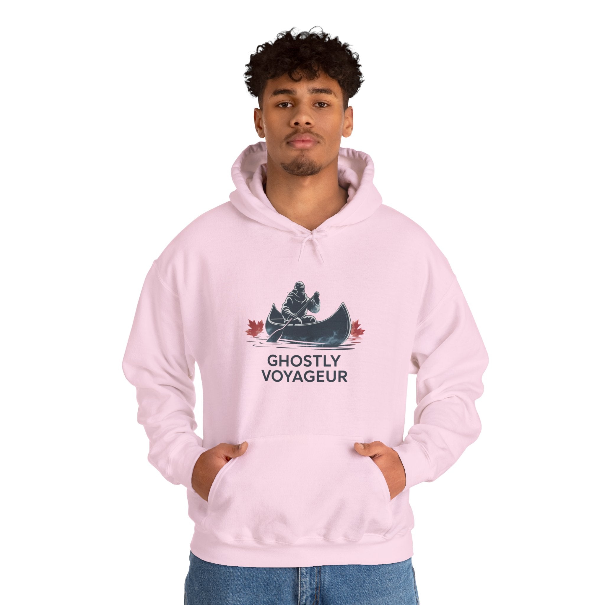 Ghostly Voyageur Canoe Hoodie