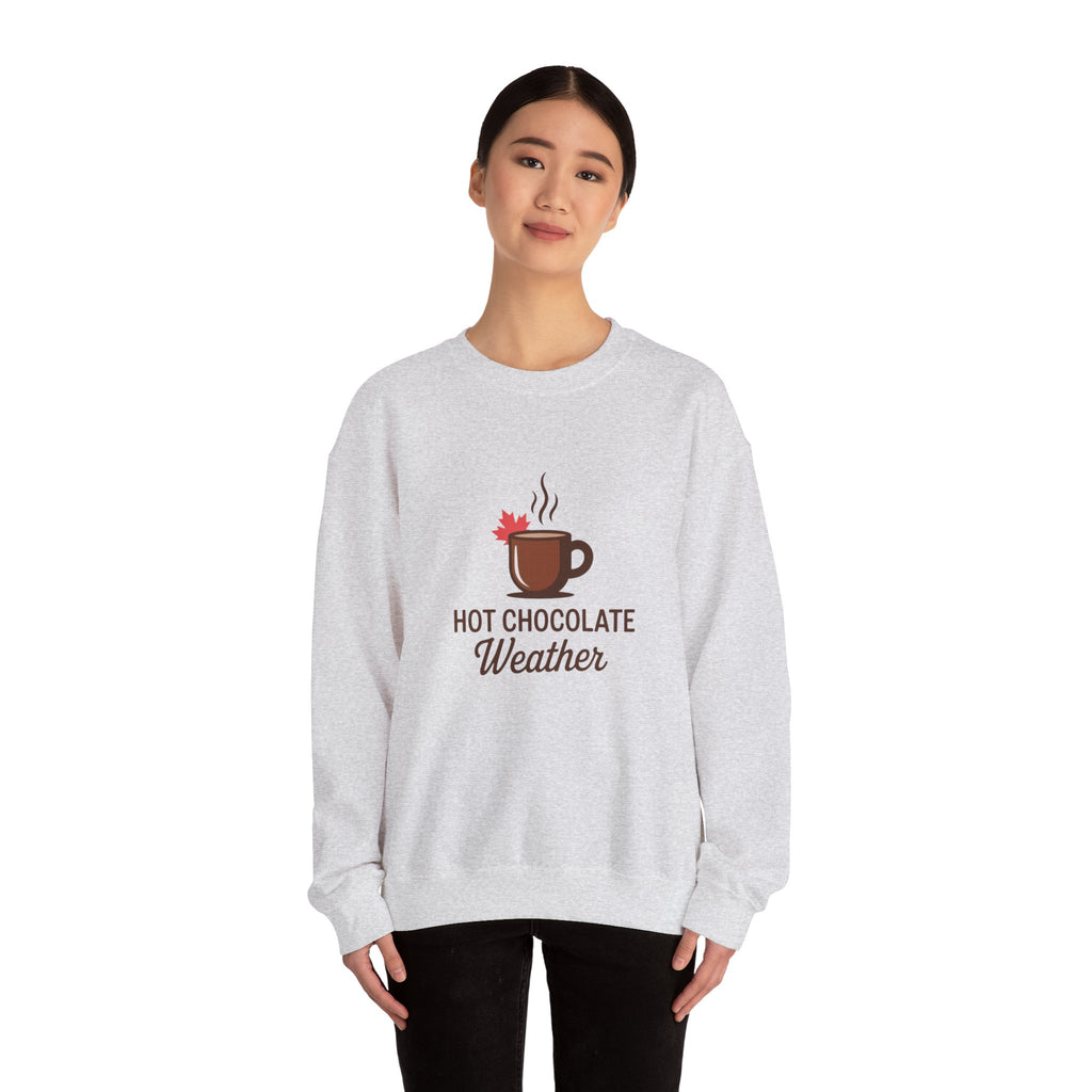 Hot Chocolate Weather Sweatshirt – Cozy Fall & Winter Crewneck