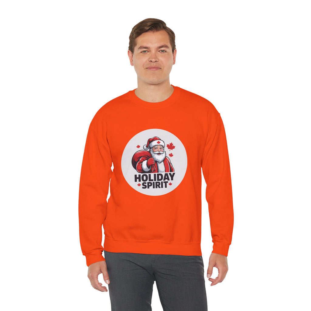 Holiday Spirit Sweatshirt — Santa Claus Christmas Crewneck