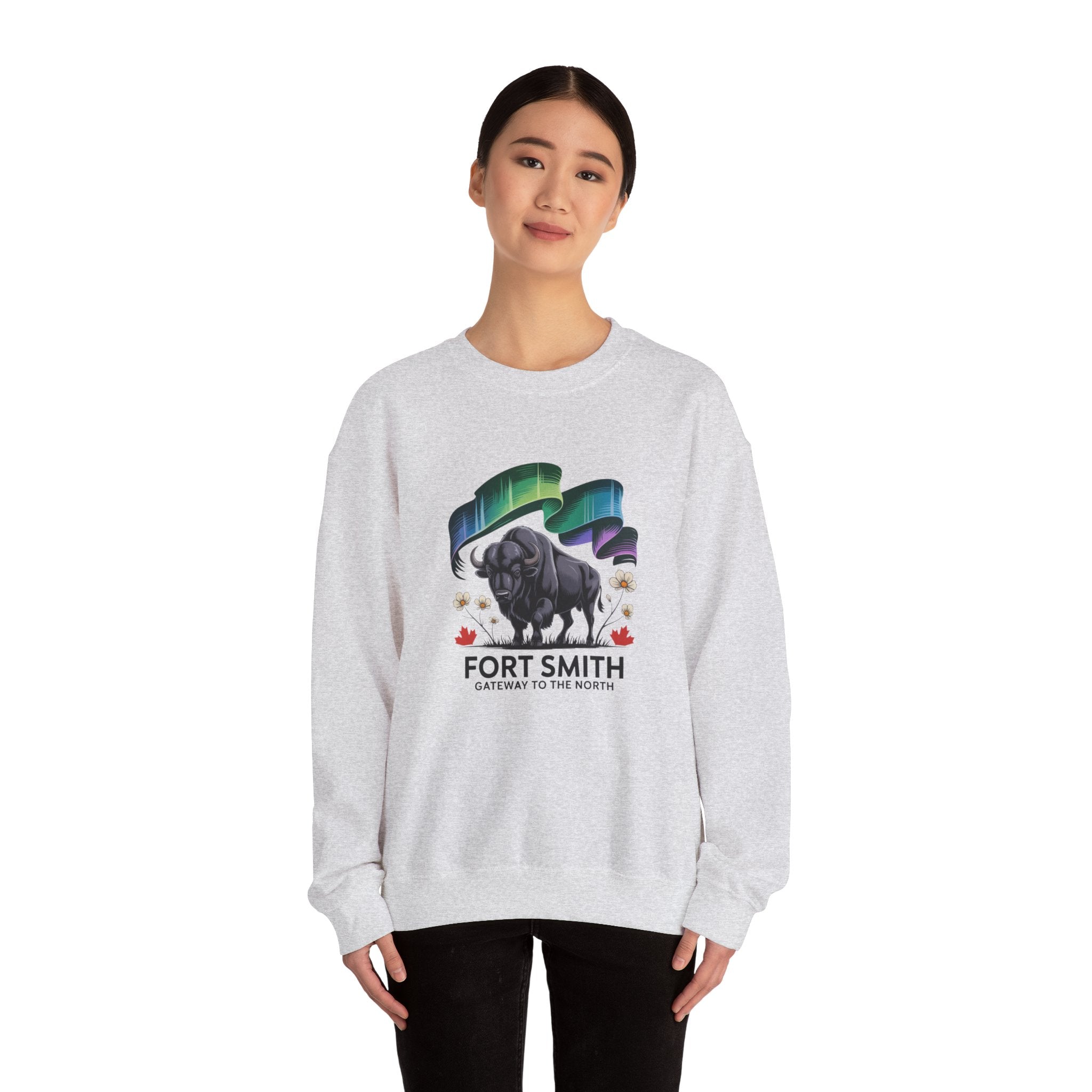 Fort Smith Northern Lights Bison Sweatshirt