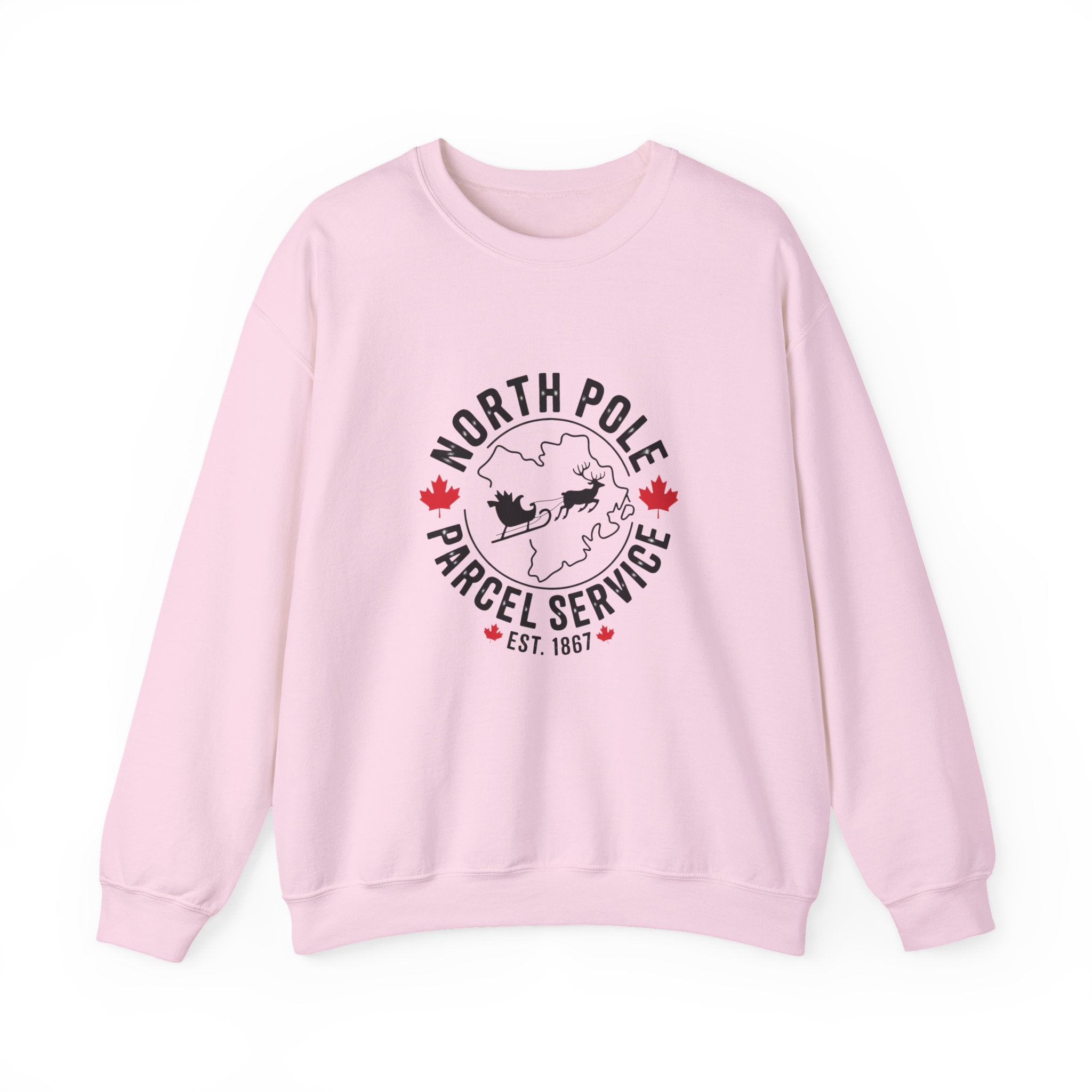 "North Pole Parcel Service" Crewneck Holiday Sweatshirt