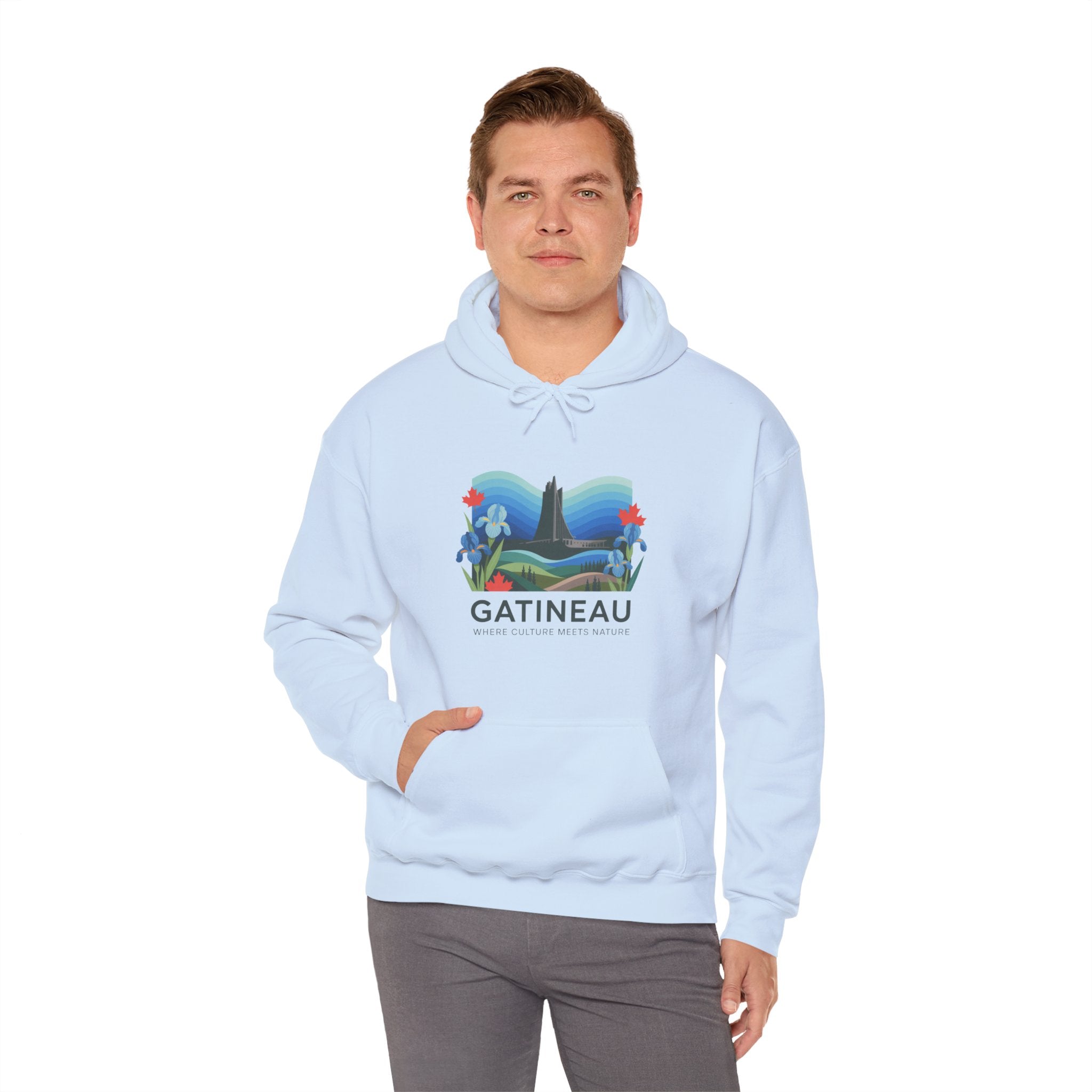 Gatineau Scenic Hoodie — Nature Park Landscape Graphic Sweatshirt