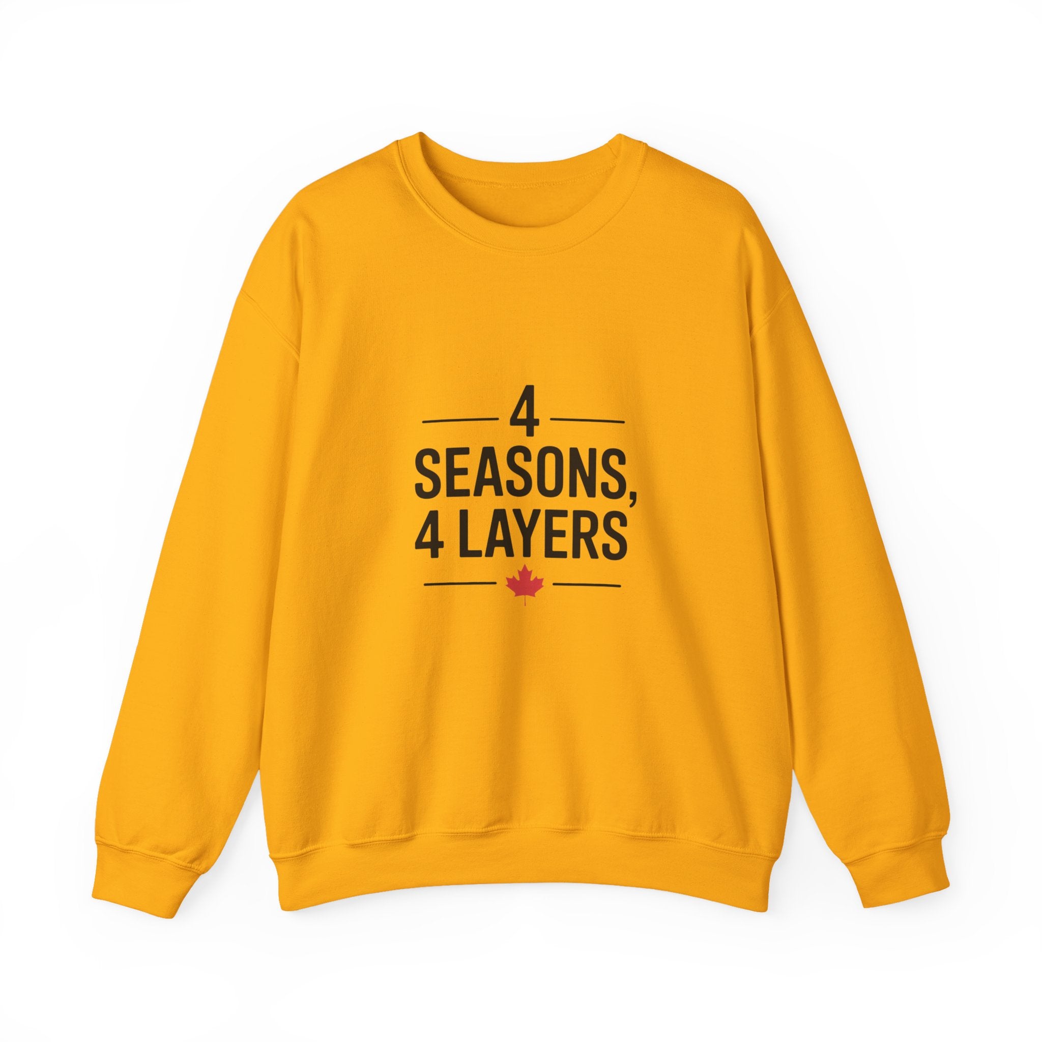 “4 Seasons, 4 Layers” Canadian Maple Cozy Pullover - Sweatshirt