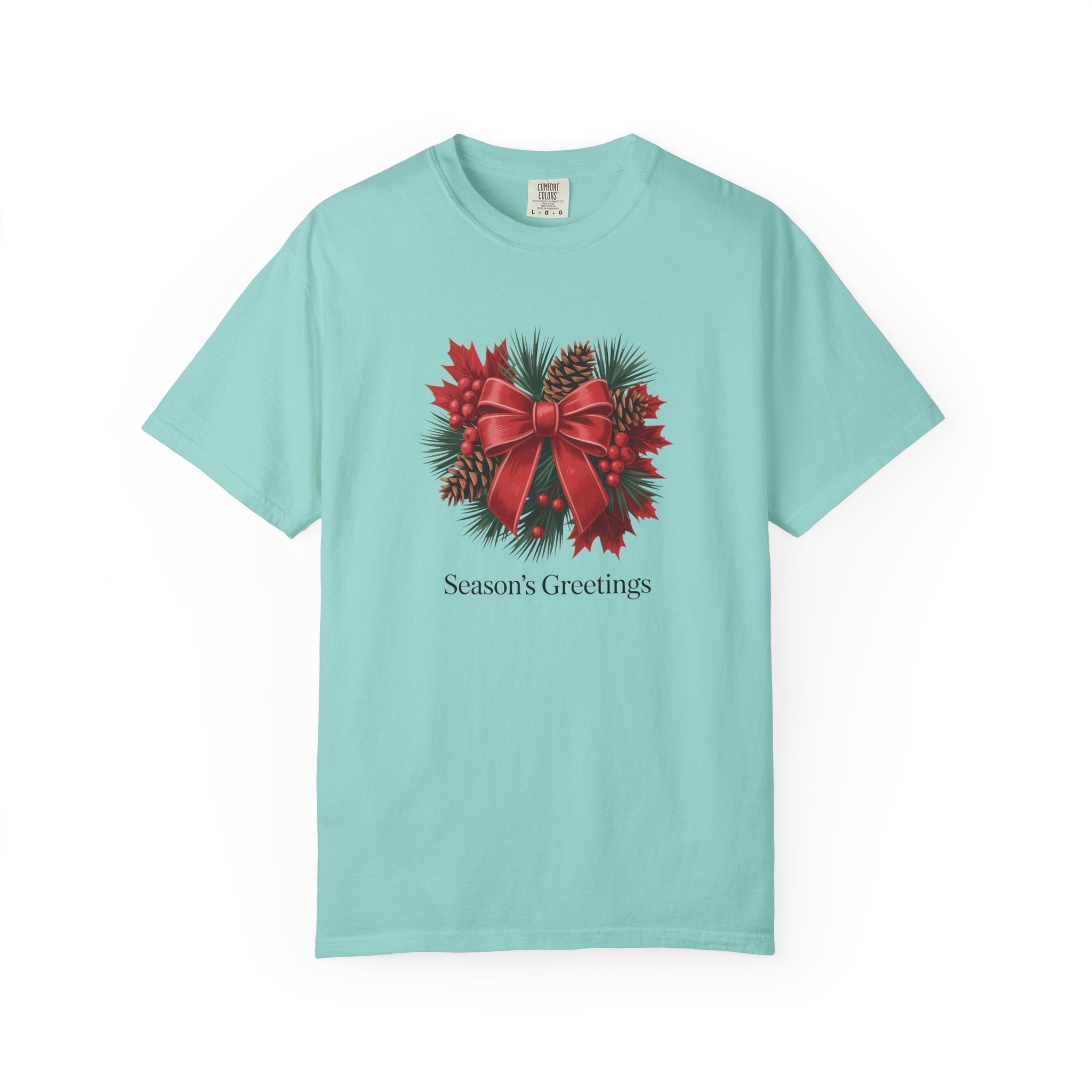 Season's Greetings Christmas Wreath T-Shirt