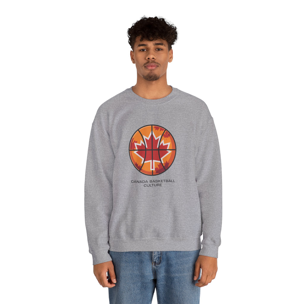 Canada Basketball Culture Sweatshirt — Maple Leaf Basketball Crewneck